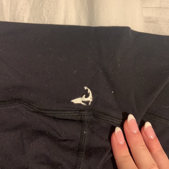 ONLY WORE ONCE!! Women’s black leggings - Picture 3 of 4